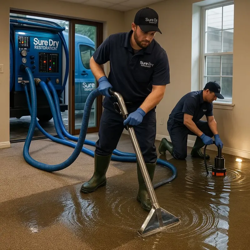 Water Extraction and Removal process in Southwick, MA